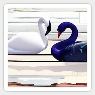 Swan Conversation Sticker